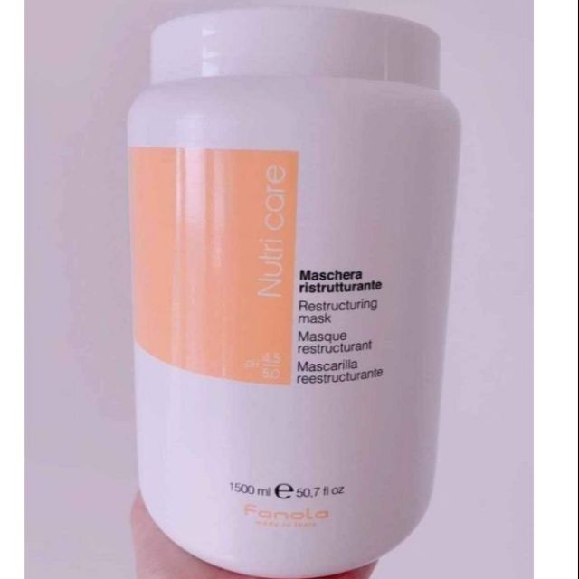 Mặt Nạ Ủ Tóc Phục Hồi Hư Tổn Fanola Nutricare Restructuring Mask 1500ml