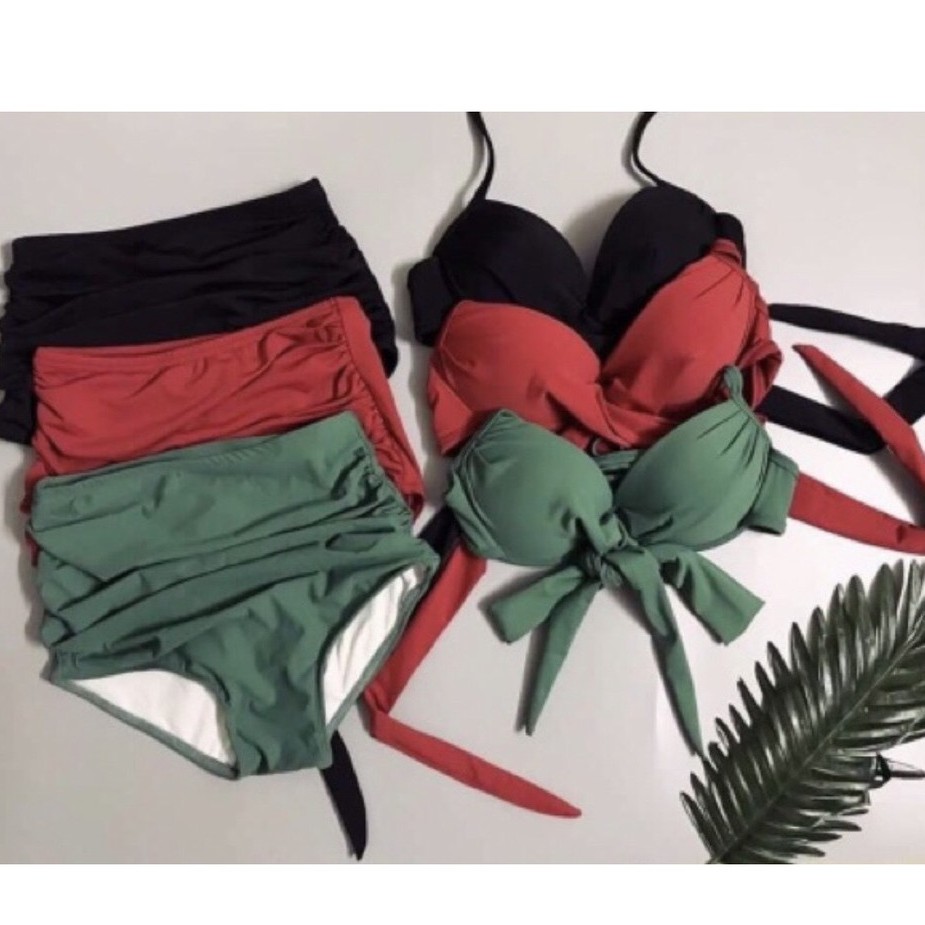 BIKINI 2 mảnh gọng chéo quần cạp cao-secxy che khuyết điểm cực tốt-bikinistore bộ sưu tập đồ bơi yêu thích nữ | BigBuy360 - bigbuy360.vn
