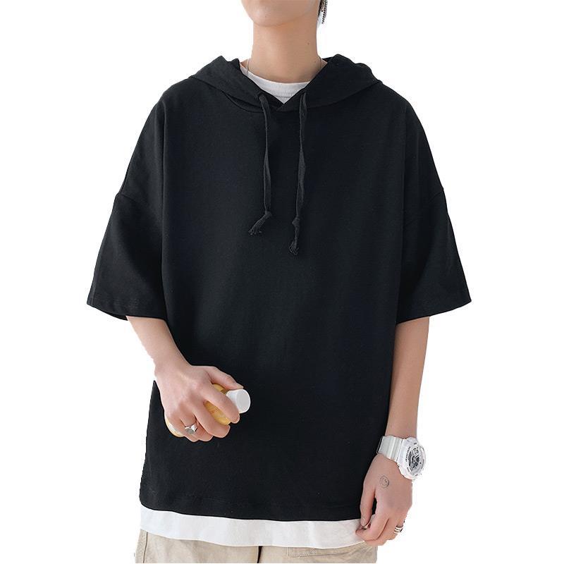 Áo Hoodie Tay Lửng Thời Trang Phong Cách Hàn Quốc Cho Nam