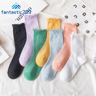 Vớ Cổ Cao Dáng Rộng Dễ Thương Dành Cho Nữ