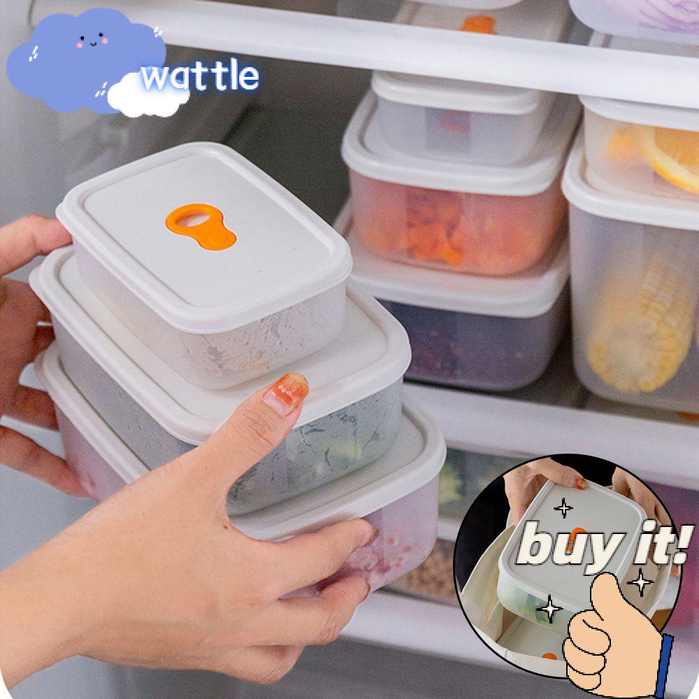 Hộp Đựng Thực Phẩm Đông Lạnh Có Khay Xếp Chồng Tiện Dụng Cho Tủ Lạnh