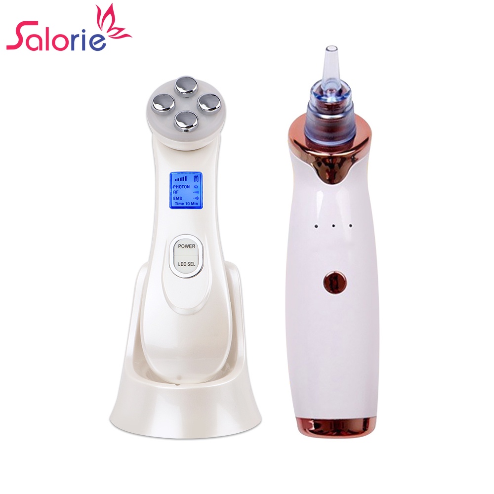 Máy hút mụn đầu đen SALORIE EMS làm sạch lỗ chân lông 5 trong 1 chuyên dụng
