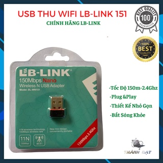 Mua USB Wifi Bộ thu wifi LB-LINK BL-WN151 tốc độ 150Mb  Chính Hãng