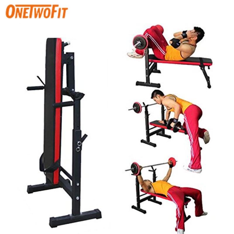 OneTwoFit Cử tạ Ghế tập ghế tập tạ đa năng ghế gập bụng ghê tập gym đa năng thiết bị thể OT040Z