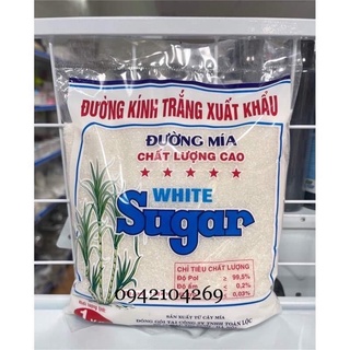 Đường Cát Trắng Tinh Luyện gói 1kg- DÙNG TRONG THỰC PHẨM