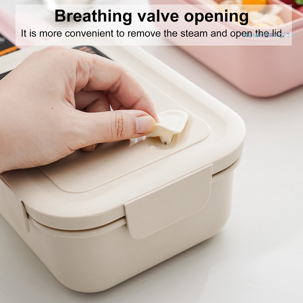 Hộp Đựng Cơm Trưa NYC 1200ml Hình Chữ Nhật Chống Tràn