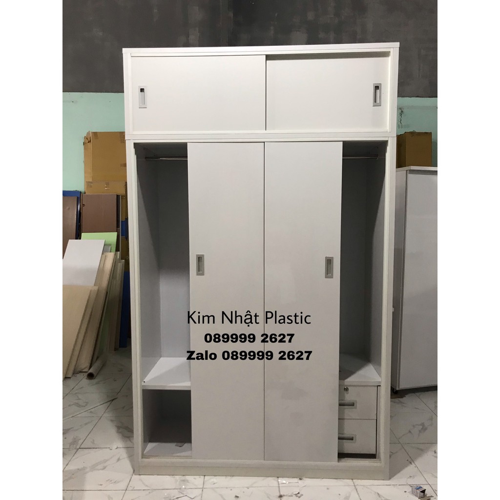 Tủ quần áo 160x220 2 tầng FREESHIP- nhựa Đài Loan