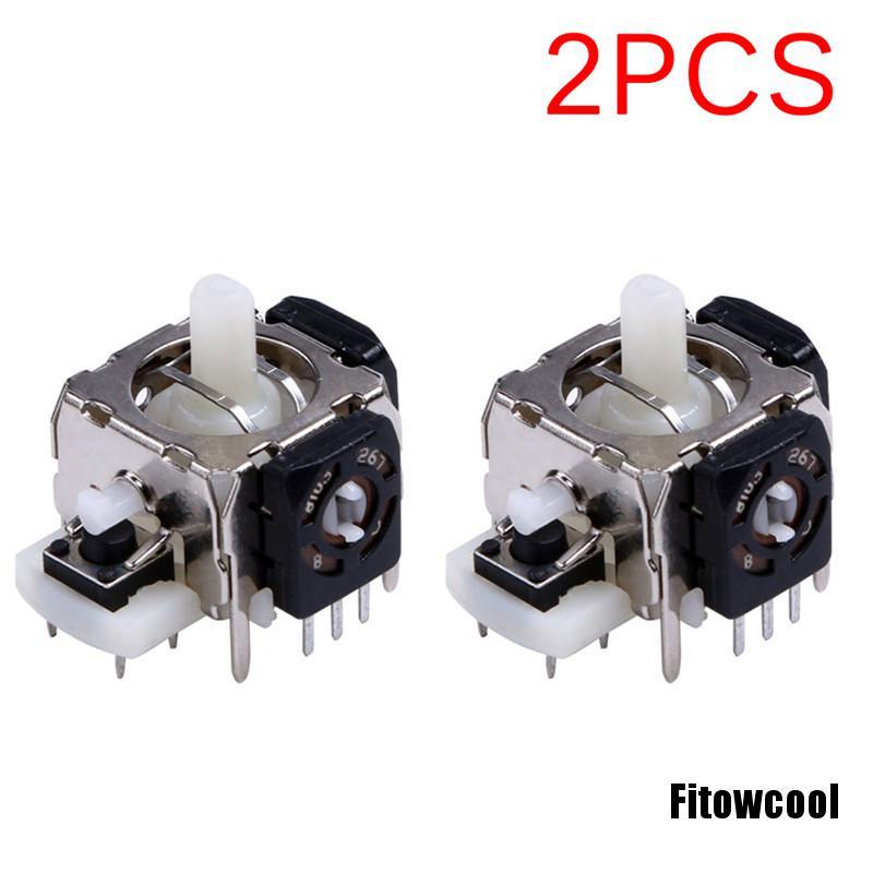 Fcvn 2PCS Replacement 3D Joystick Analog Stick For Xbox 360 Wireless Controller Super