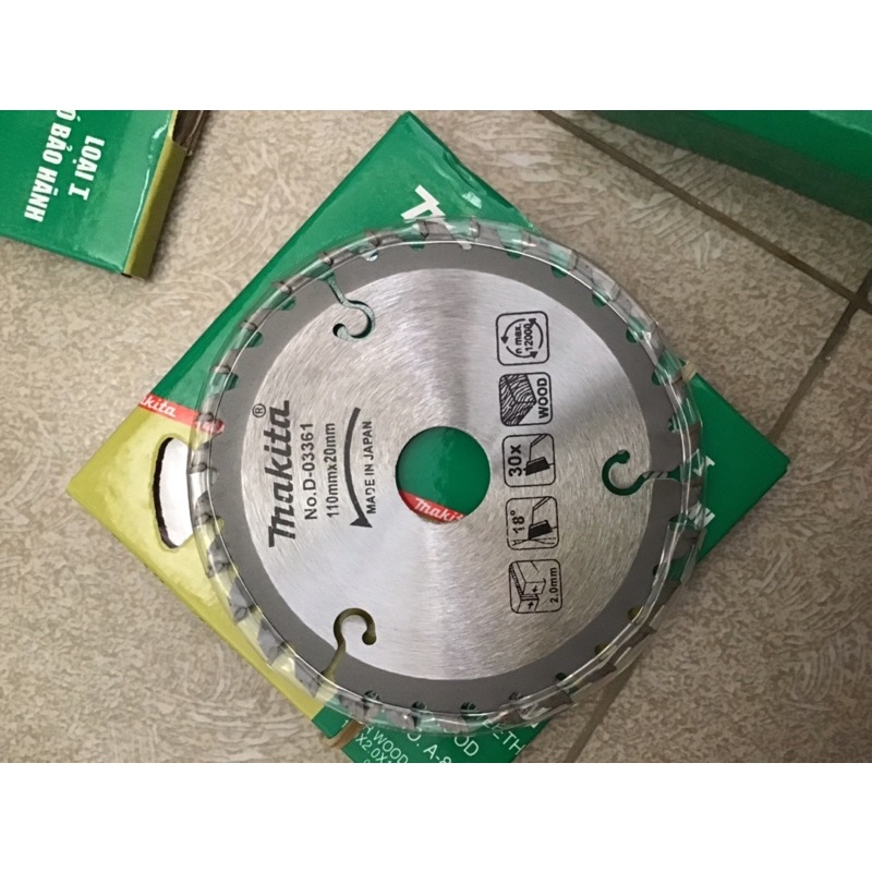 Lưỡi cưa cắt gỗ Makita đường kính 110mm