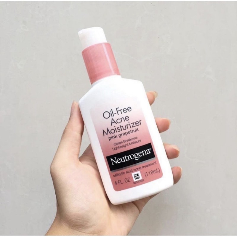 Kem dưỡng Neutrogena Oil Free Acne Moisturizer Pink Grapefruit