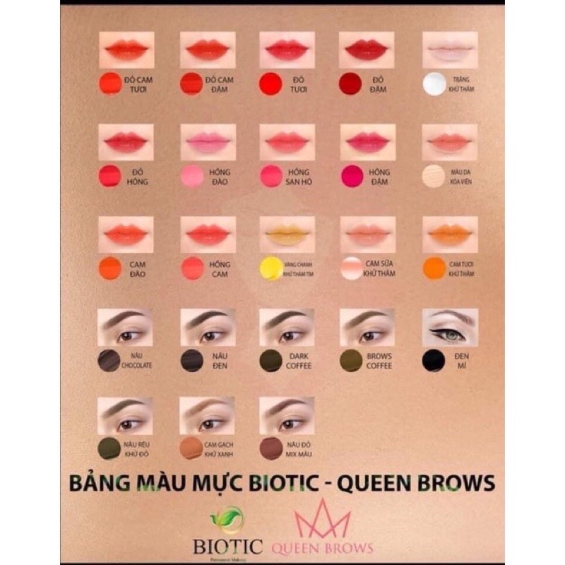 Mực BIOTIC Chính Hãng Siêu Bám Bong Đậm