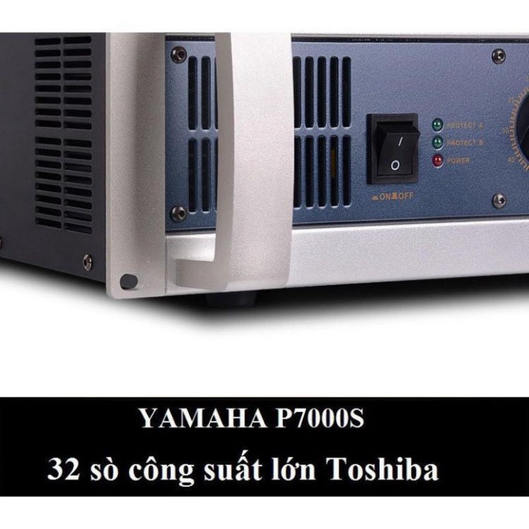 Cục đẩy công suất Yamaha P7000S cao cấp, chuyên dùng cho dàn âm thanh sân khấu, phòng karaoke