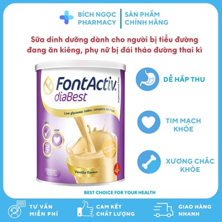 Sữa dinh dưỡng FontActiv Diabest dùng cho người ăn kiêng, bị tiểu đường, đái tháo đường thai kì
