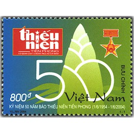 Tem sưu tập MS 924 Tem Việt Nam 2004 Kỷ niệm 50 năm báo Thiếu niên tiền phong