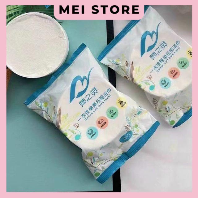 Khăn Tắm Nén Du Lịch Bằng Cotton Tiện Lợi Dùng Một Lần 70*140 cm