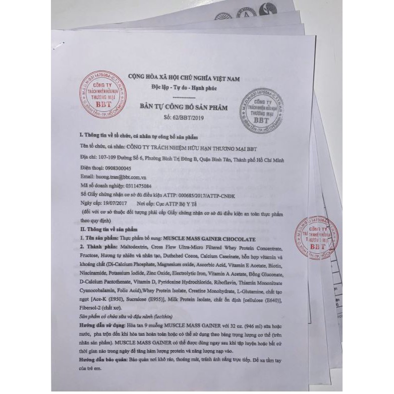 Sữa tăng cân nhanh vượt trội Labrada Muscle Mass Gainer 12Lbs