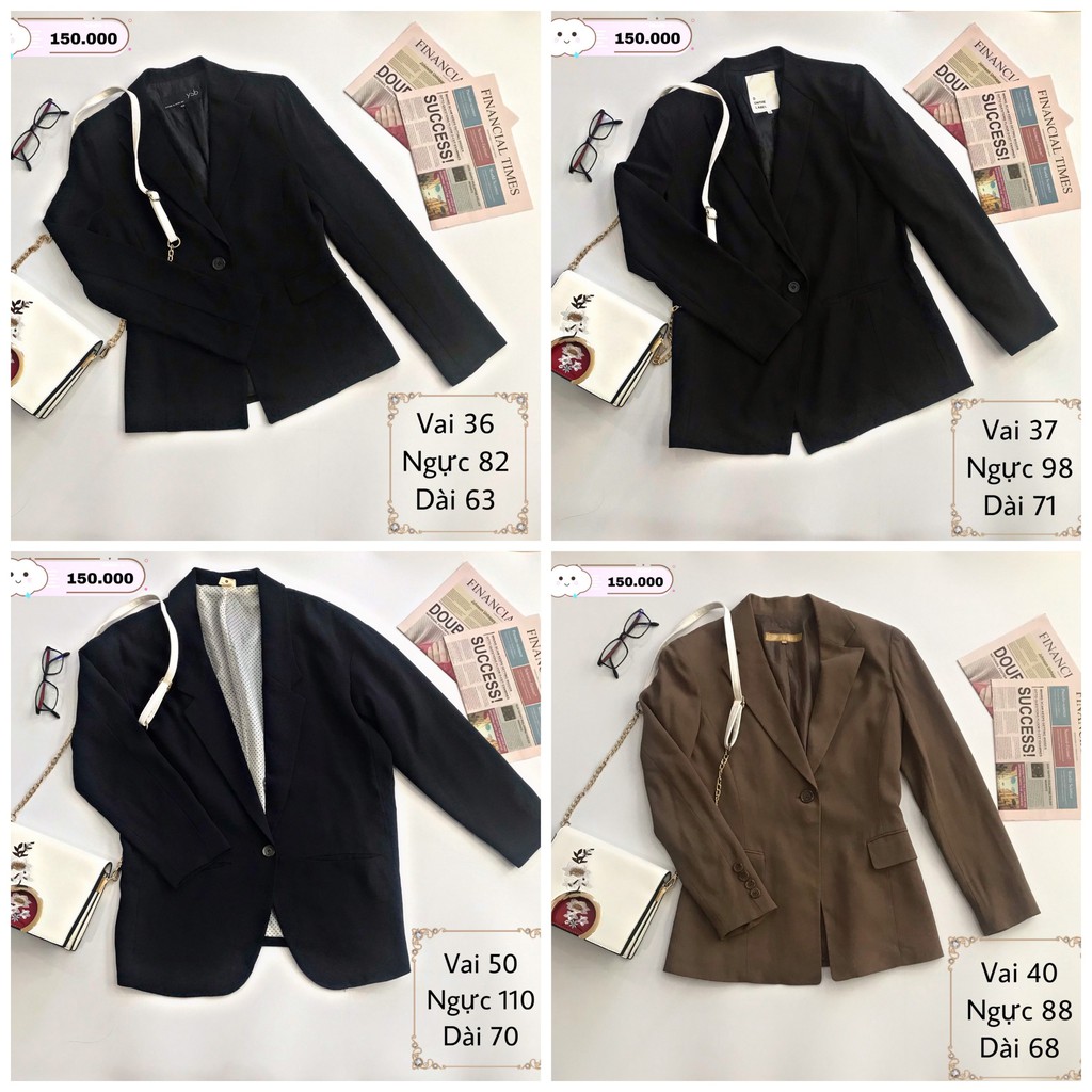 Vest, blazer nữ [2hand] đồng giá 150k | BigBuy360 - bigbuy360.vn