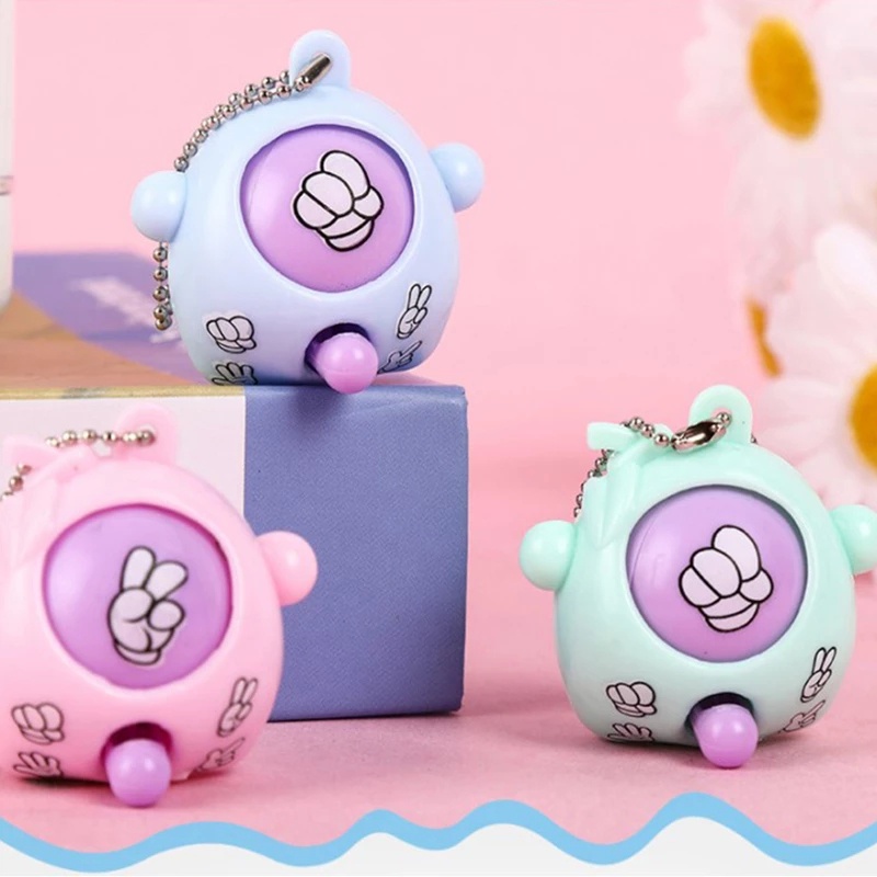 Móc khóa hình kéo mini bằng giấy sáng tạo