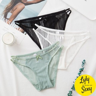 Quần lót nữ ren sexy tam giác lylysexy QL004, cực thoáng mát, đáy quần cotton kháng khuẩn