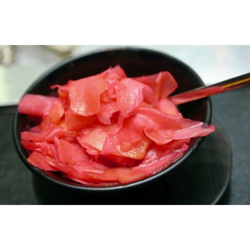 Gừng hồng  Ăn kèm sushi, sashimi Bịch 1 kg