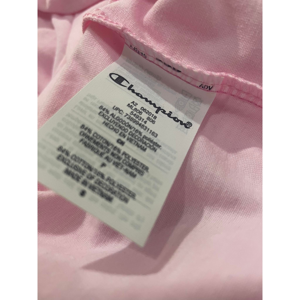 Áo thun tay lỡ CHAMPION ,Unisex nam nữ form rộng Oversize chất Cotton logo thêu