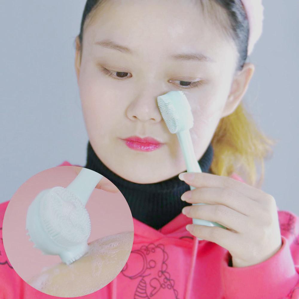 OCEANMAP Bàn Chải Silicone Massage Loại Bỏ Mụn Đầu Đen Chăm Sóc Da Mặt