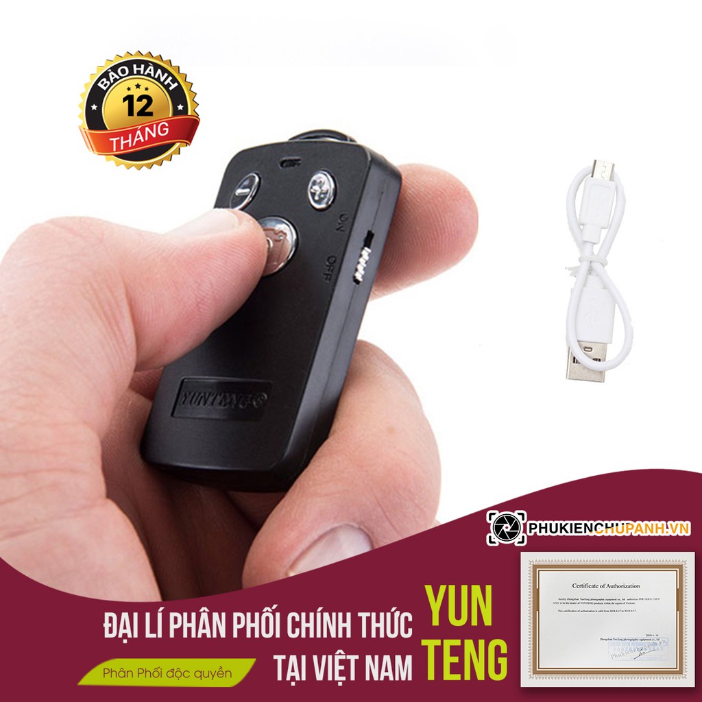 Điều khiển chụp hình Yunteng chính hãng