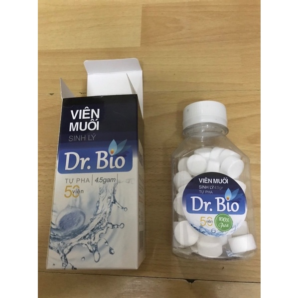 Viên Muối Sinh Lý Dr.BIO Dùng làm nước xúc miệng hàng ngày tiện lợi và dễ sử dụng