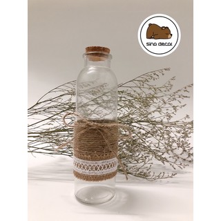 CHAI LỌ NÚT GỖ TRANG TRÍ - DECOR NHÀ (350ml)