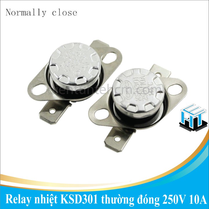 Relay nhiệt KSD301 thường đóng 250V 10A