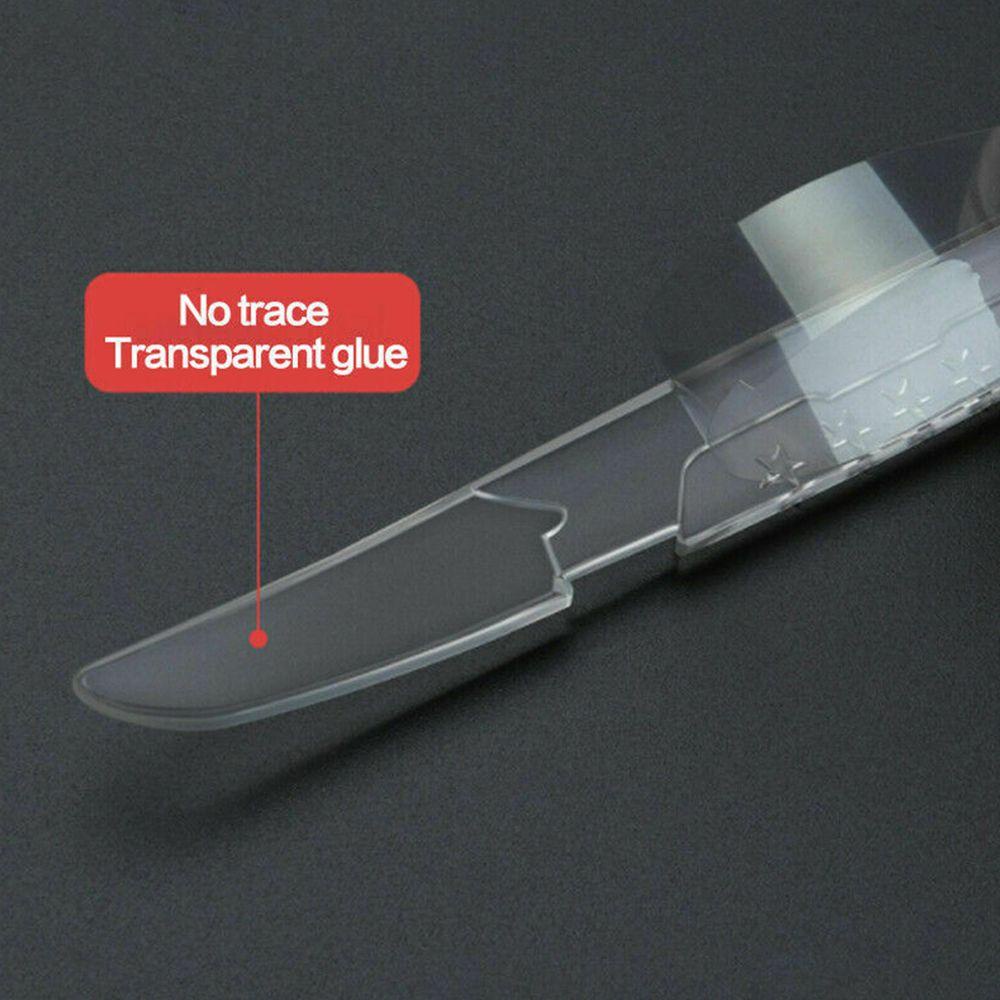 Bộ 4 Miếng Dán Bảo Vệ Cạnh Cửa Xe Hơi Bằng PVC