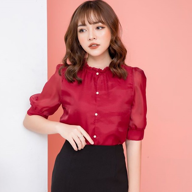 (MUA 3 TẶNG 1) Áo Sơ Mi Nữ Thiết kế Công Sở ♥️ vải lụa hàn nhập cao cấp phong cách cực sang trọng ♥️GLORIA SHOP