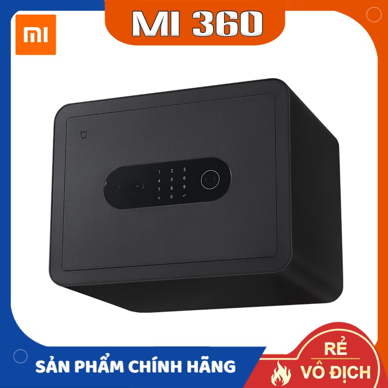 Két Sắt Điện Tử Thông Minh Xiaomi Mijia - Mở Khóa Vân Tay - BH 6 Tháng - Mi 360