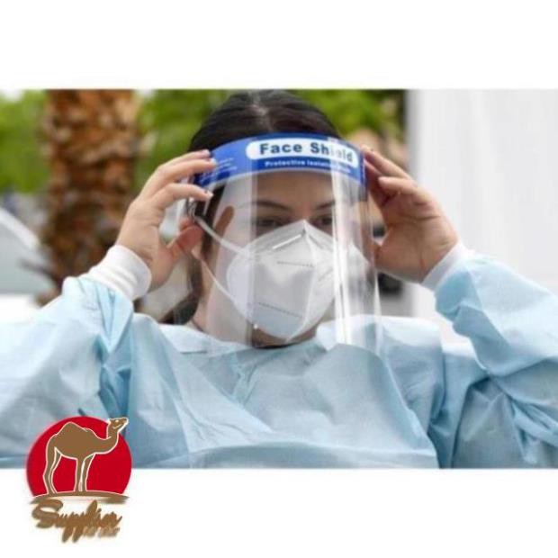 [ CHUYÊN SỈ - GIAO SIÊU TỐC ] Tấm chắn chống giọt bắn trong suốt nhựa PVC - Face Shield Mask