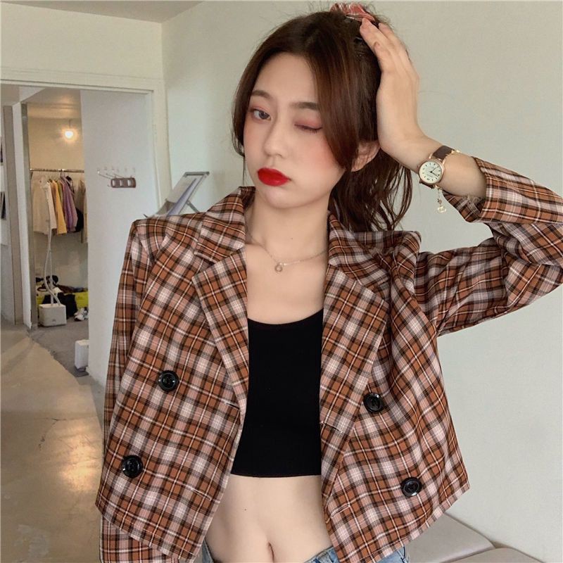 ÁO KẺ CARO NỮ THỜI TRANG