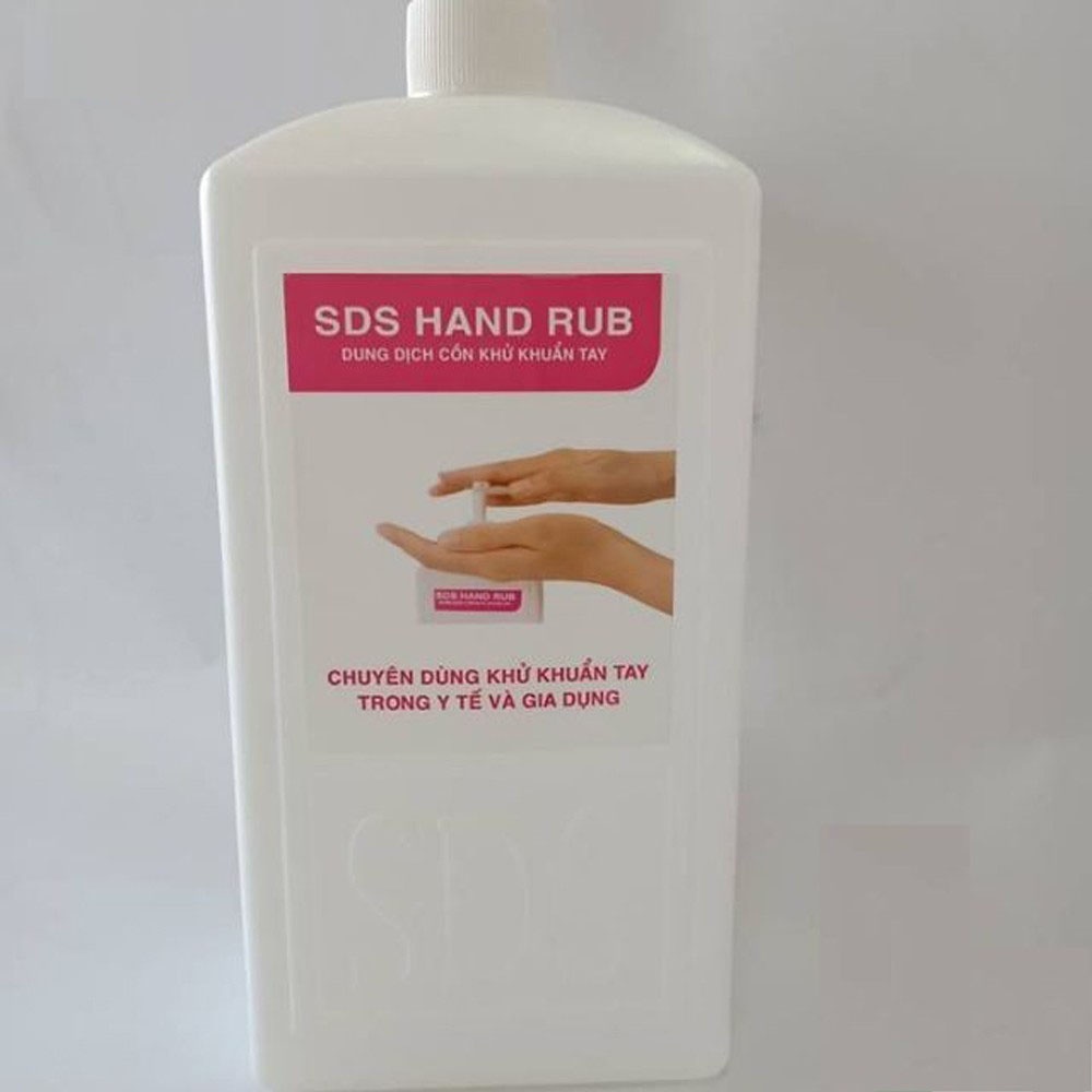 Nước rửa tay khô SDS 1 Lít HAND RUB - Hàng Chính Hãng