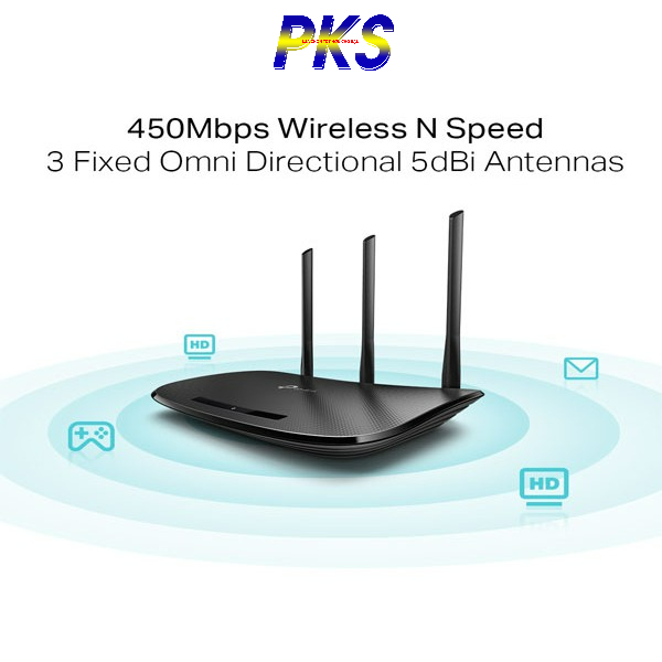 Router không dây chuẩn N TL-WR940N tốc độ 450Mbps
