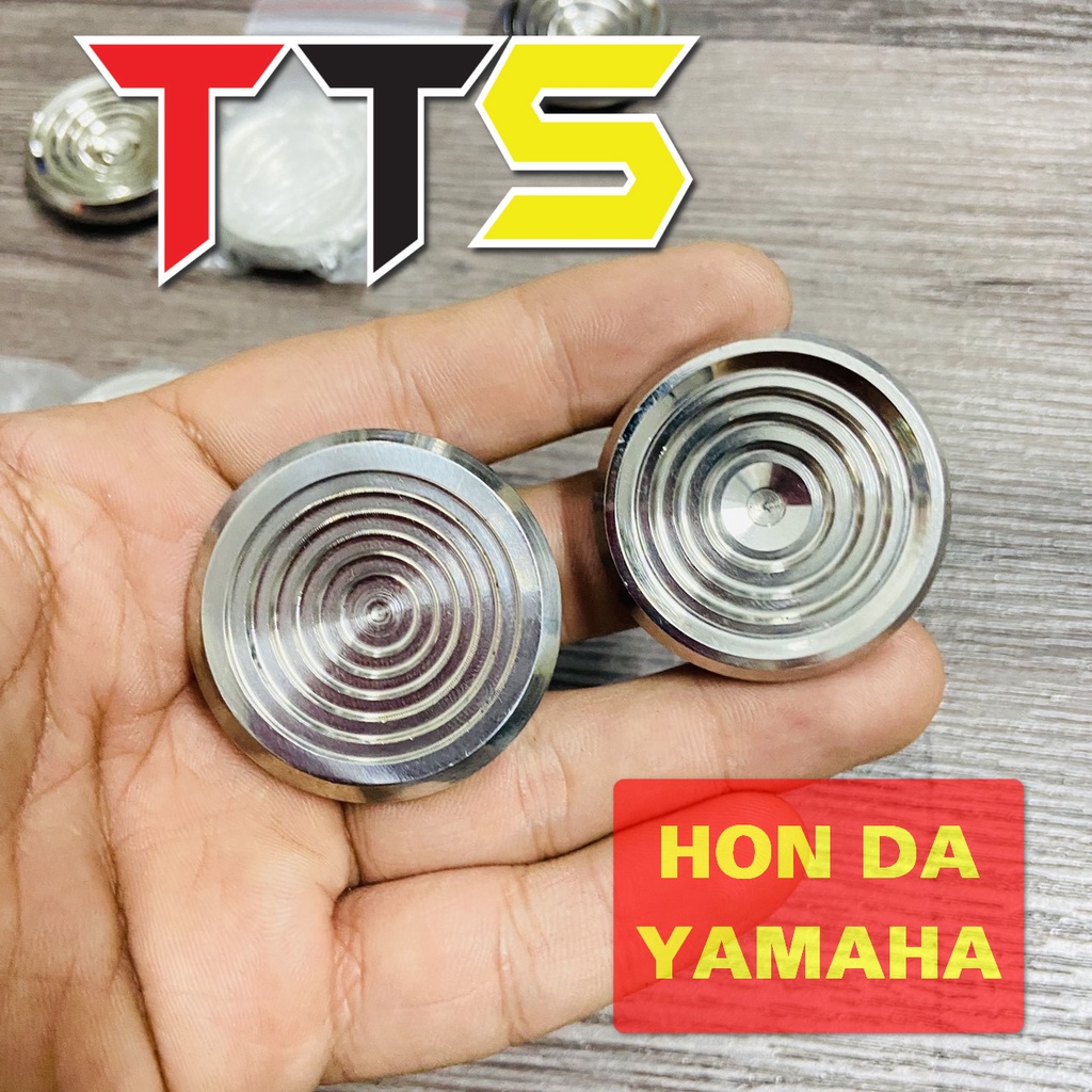 Nắp đậy hộp sên tăng sên, cạt te các dòng xe HONDA, YAMAHA chất liệu inox 304 sáng bóng