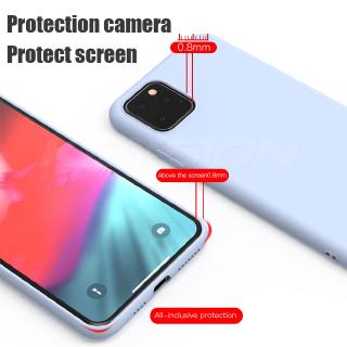 Liquid Silicone Casing iPhone 11 Pro Max【With Liquid Strap】Soft Candy Color TPU Cover Case
