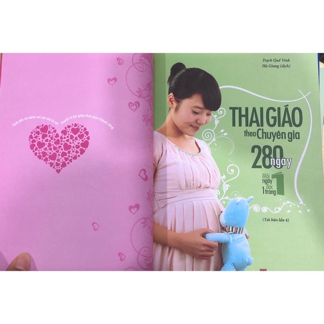 Sách- Thai Giáo Theo Chuyên Gia - 280 ngày - Mỗi Ngày -Đọc 1 Trang