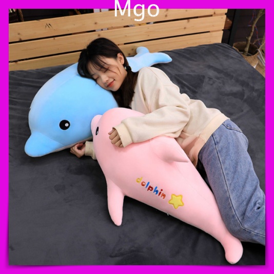 Gấu Bông Teddy Hình Cá Heo, Thú Nhồi Bông Hình Cá Heo DOLPHIN Siêu Đáng Yêu Size 50 cm 85 cm