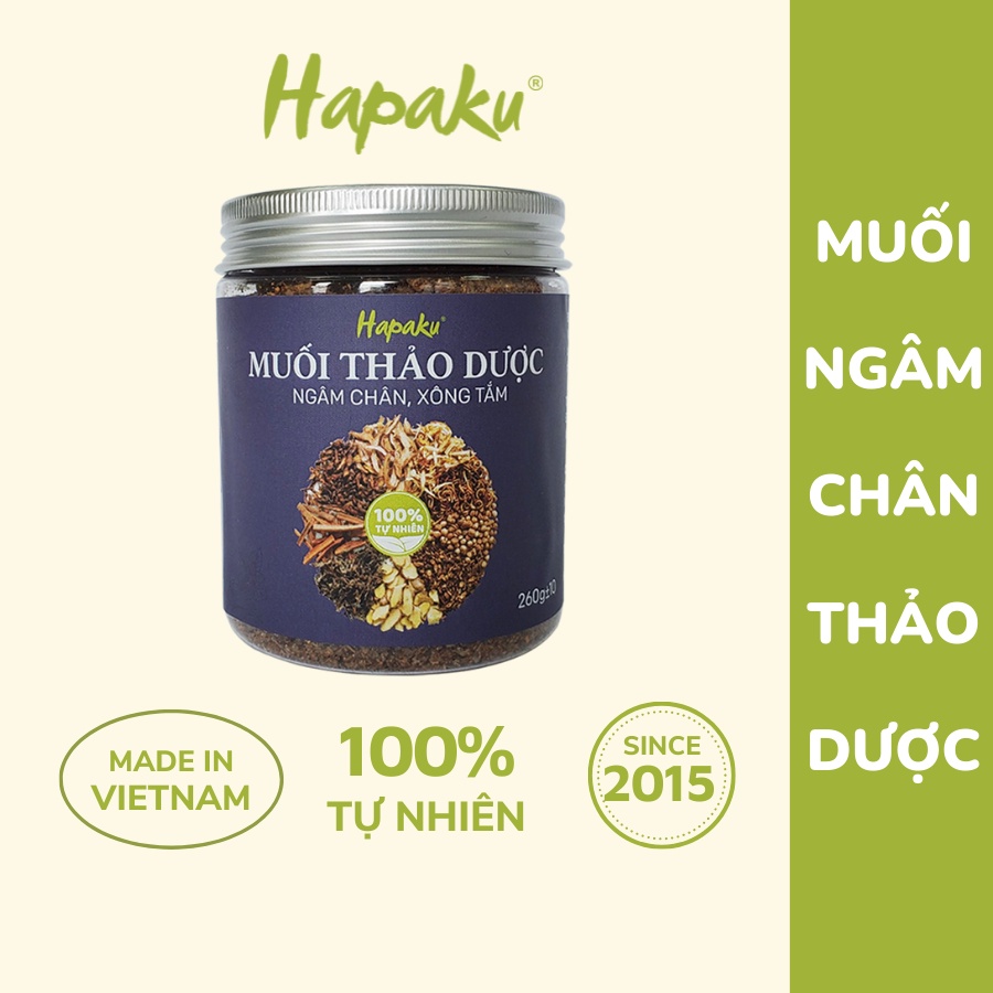 Muối Ngâm Chân Thảo Mộc Hapaku 260g