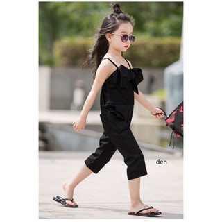 [FREESHIP](Loại 1) Thời trang trẻ em - Jumsuit dây cho bé gái sành điệu, với chiếc nơ to đính trước ngực - Socnaukids.