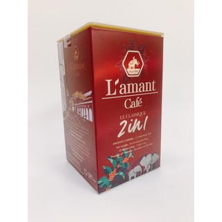 CÀ PHÊ HOÀ TAN L'AMANT CAFE 2 IN 1 HỘP 240G (15 GÓI)