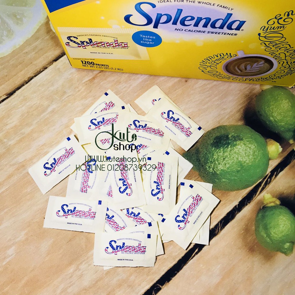 (DATE 2023) COMBO 100 gói đường ăn kiêng Splenda No Calories loại 1g | BigBuy360 - bigbuy360.vn