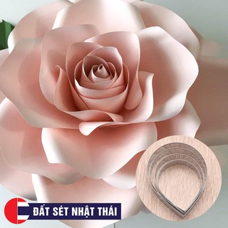 KHUÔN CẮT HỌC LÀM HOA HỒNG ĐẤT SÉT KHỔNG LỒ HOA ĐƯỜNG, XÔI HOA ĐẬU, HOA BÁNH KEM, RAU CÂU