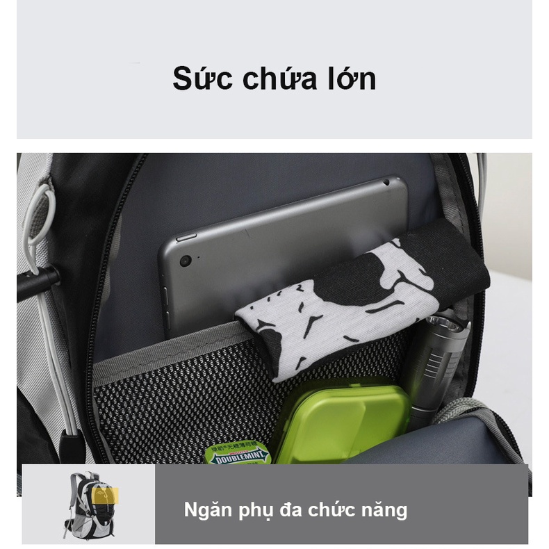 Balo du lịch, leo núi, trekking, dã ngoại OUTDOOR INOXTO chống thấm nước, kiểu dáng thể thao cỡ nhỏ