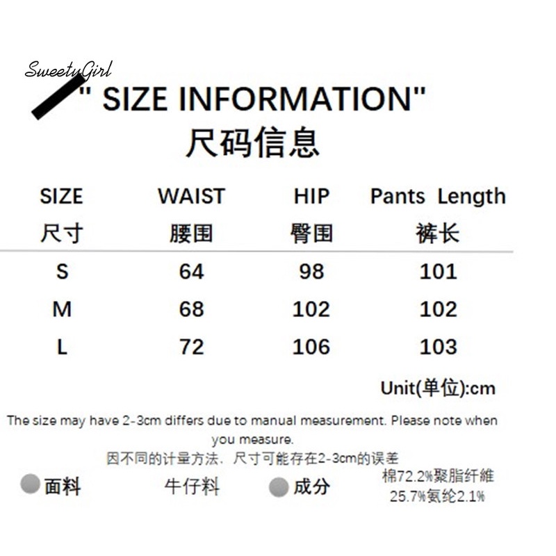 Quần Jeans Dài Lưng Cao Màu Sắc Trơn Đính Ngọc Trai Xinh Xắn Dành Cho Nữ