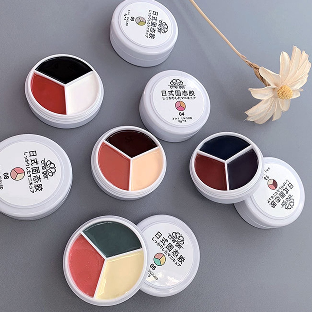 [Hàng mới về] Sơn móng tay dạng gel màu sắc không gây kích ứng lâu trôi cao cấp