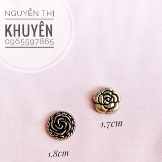 Phụ kiện mạ kim hình bông hoa